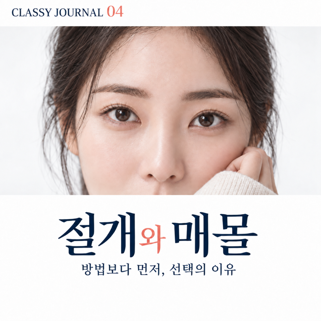 절개와 매몰 선택을 다루는 저널 표지
